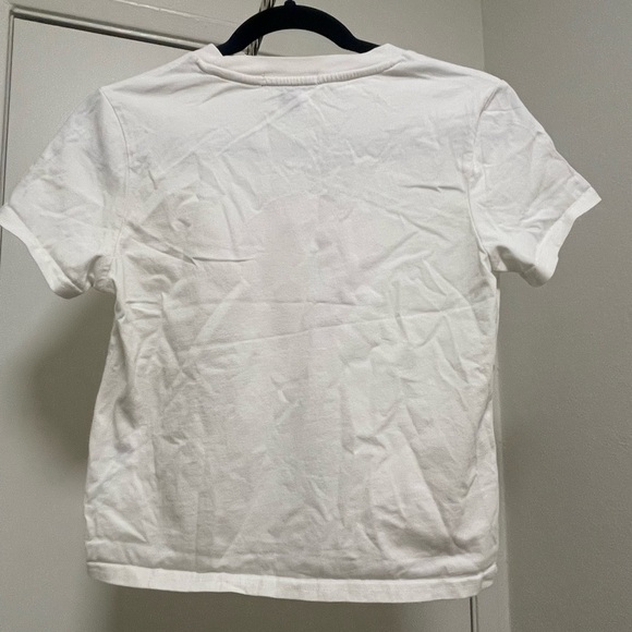 Forever 21 White Tee with Pink 8-Ball Graphic - Picture 2 of 3